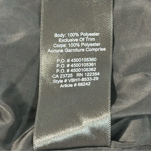 ARITZIA Babaton Black Flutter Jumpsuit Sz 8 Self Tie Belt Resort Party Pretty - Picture 13 of 16